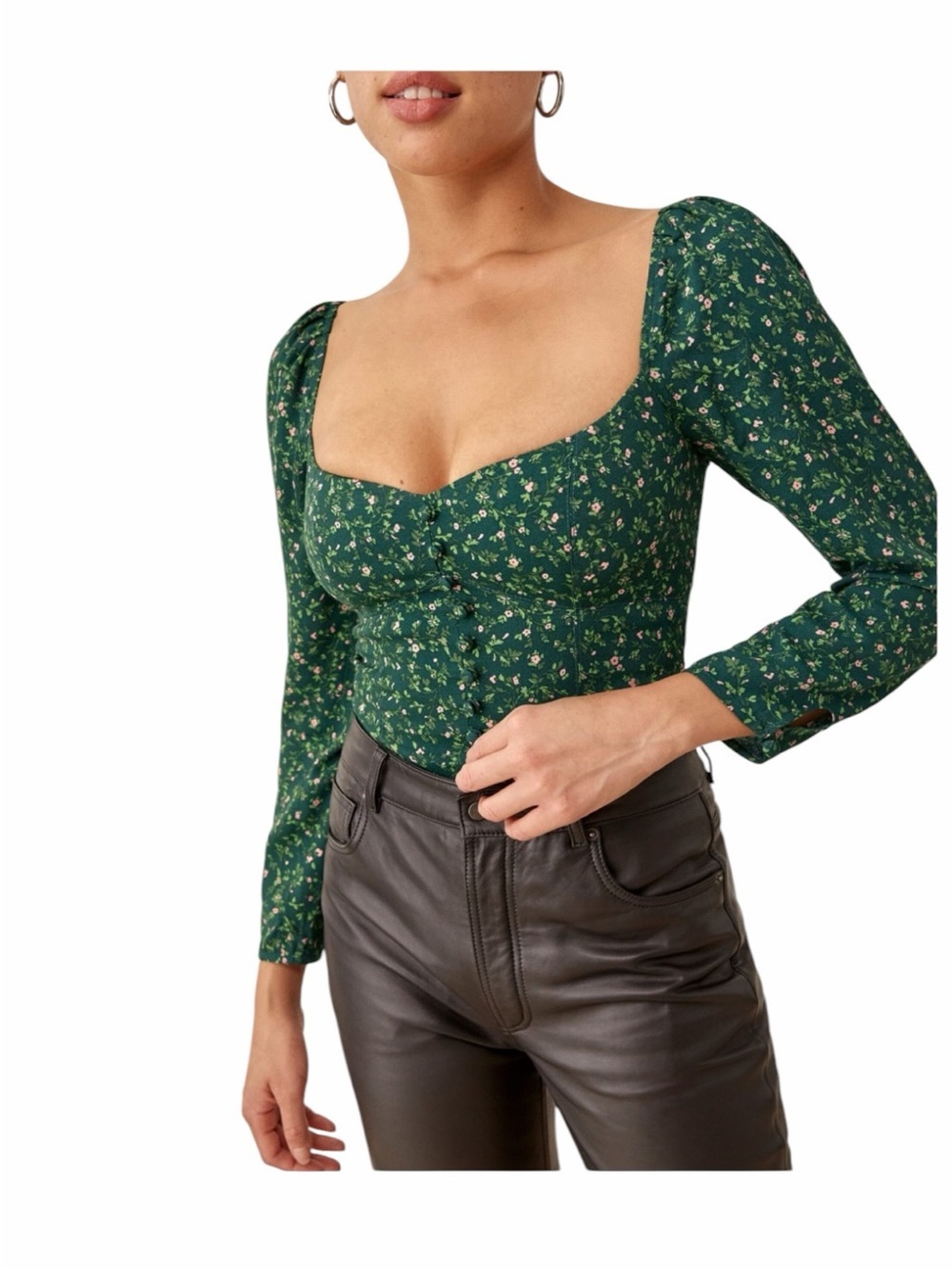 Reformation Clio Top Size 6